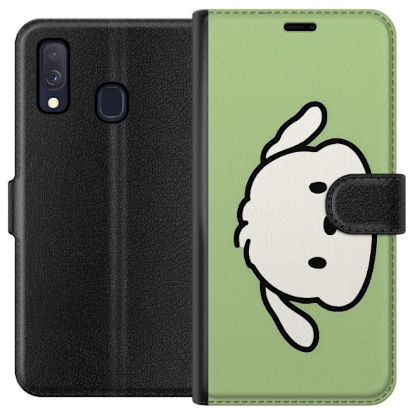 Samsung Galaxy A40 Lompakkokotelo Snoopy Flip