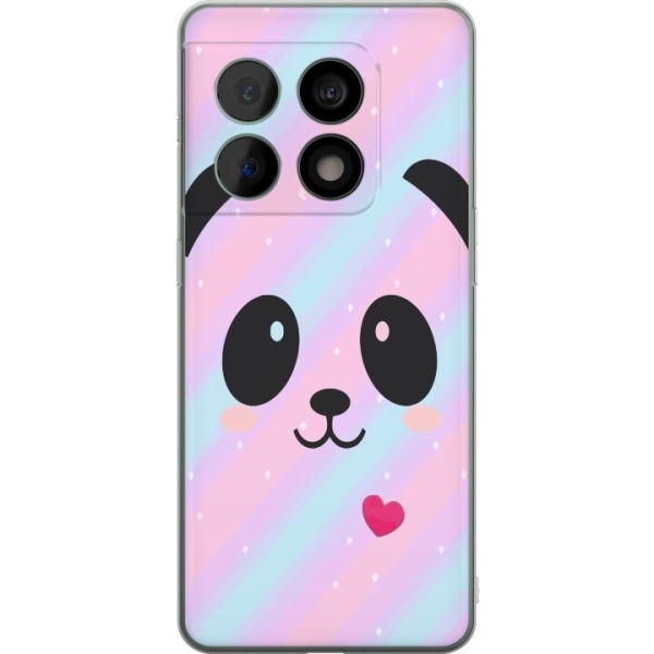 OnePlus 10 Pro Gjennomsiktig deksel Regnbue Panda