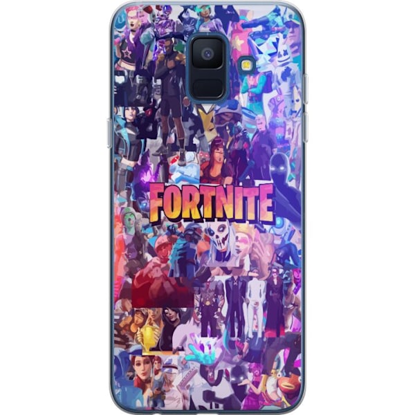 Samsung Galaxy A6 (2018) Genomskinligt Skal Fortnite