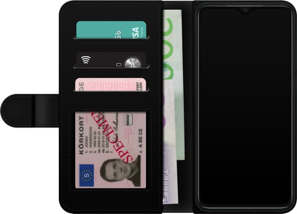 Kompatibel Tegnebogsetui til Xiaomi Redmi Note 8 Pro  Monet – Blått stationsmotiv blå