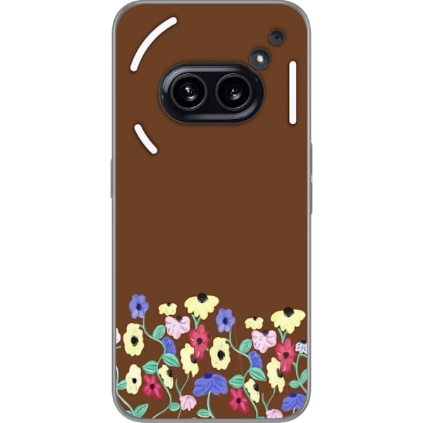 Nothing Phone (2a) Genomskinligt Skal Blommor