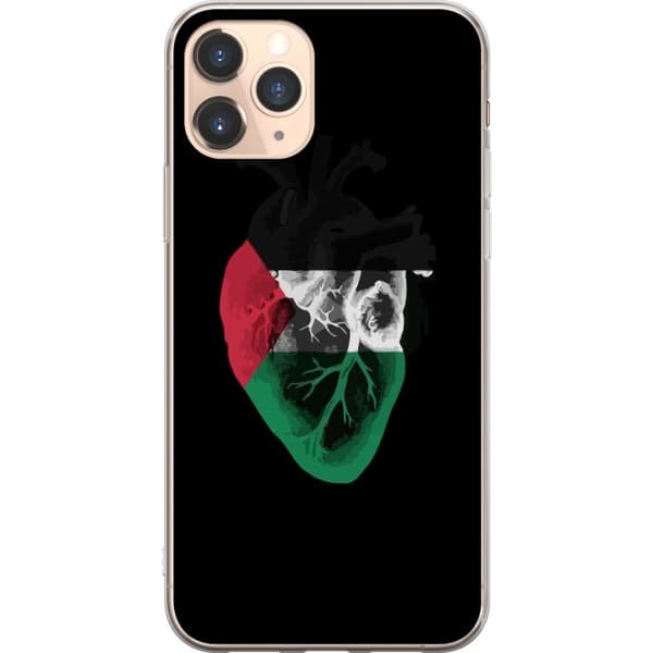 Kompatibel Mobilcover til Apple iPhone 11 Pro Palestina Hjerte