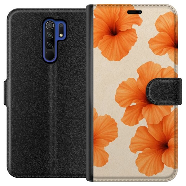 Xiaomi Redmi 9 Tegnebogsetui Papaya Punch
