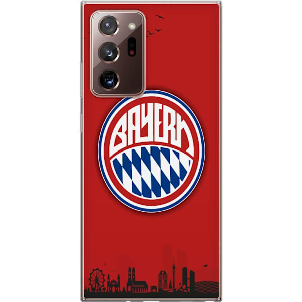 Samsung Galaxy Note20 Ultra Gennemsigtig cover FC Bayern Münc