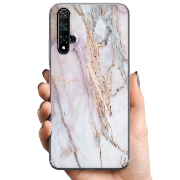 Huawei nova 5T TPU Mobildeksel Marmor