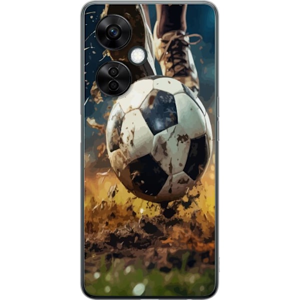 OnePlus Nord CE3 Gjennomsiktig deksel Fotball