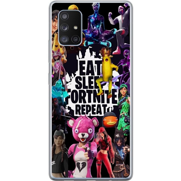 Samsung Galaxy A71 5G Gennemsigtig cover Fortnite