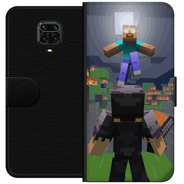 Xiaomi Redmi Note 9 Pro Tegnebogsetui Minecraft