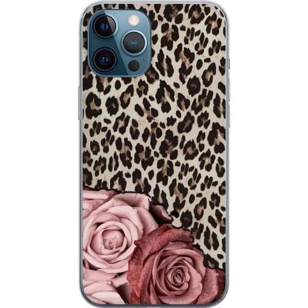 Kompatibel Mobilcover til Apple iPhone 12 Pro Max Leopard Rosen