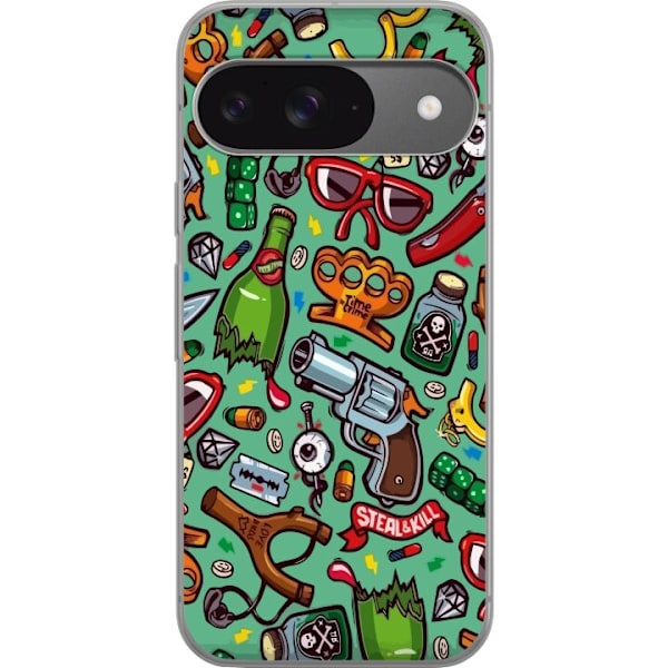 Google Pixel 9 Pro Gennemsigtig cover Figurer