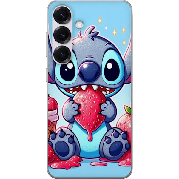 Samsung Galaxy S25 Läpinäkyvä kuori Strawberry Stitch