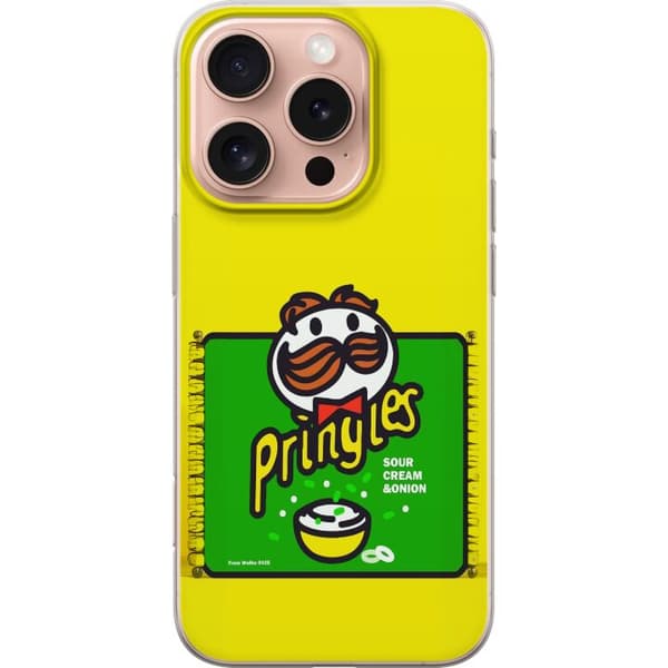 Kompatibelt Mobilskal till Apple iPhone 16 Pro Pringles gul