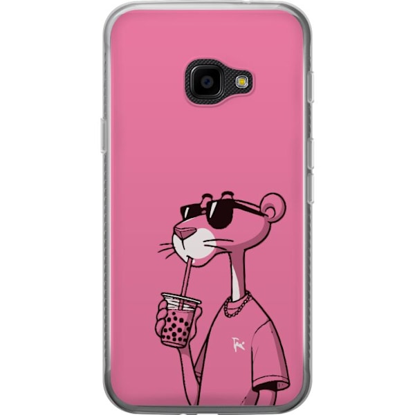 Samsung Galaxy Xcover 4 Genomskinligt Skal Pink Panter Drink