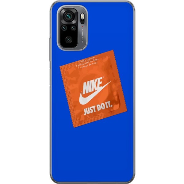 Xiaomi Redmi Note 10 Läpinäkyvä kuori Nike