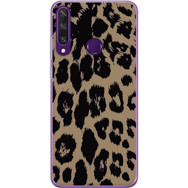 Huawei Y6p Gjennomsiktig deksel Leopard