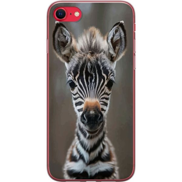 Apple iPhone SE (2020) Läpinäkyvä kuori Giraffi Eläinaihe Afrikka Luonto Graafinen Kuva Savanni Villieläimet Suosittu Seinätaide Eksoottinen Tee