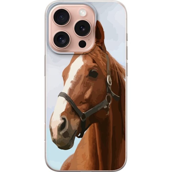 Apple iPhone 16 Pro Gennemsigtig cover Hest