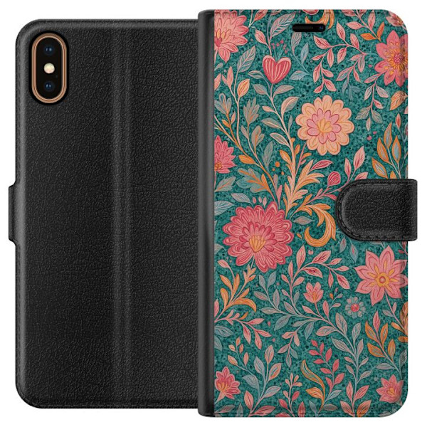 Apple iPhone XS Plånboksfodral Floral Dream