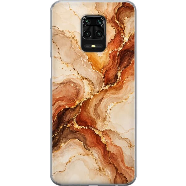 Kompatibelt Mobildeksel til Xiaomi Redmi Note 9S Høstagat beige