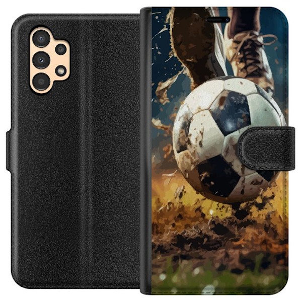 Samsung Galaxy A13 Lommeboketui Fotball