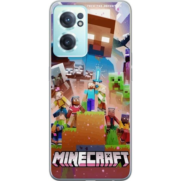 OnePlus Nord CE 2 5G Gjennomsiktig deksel Minecraft