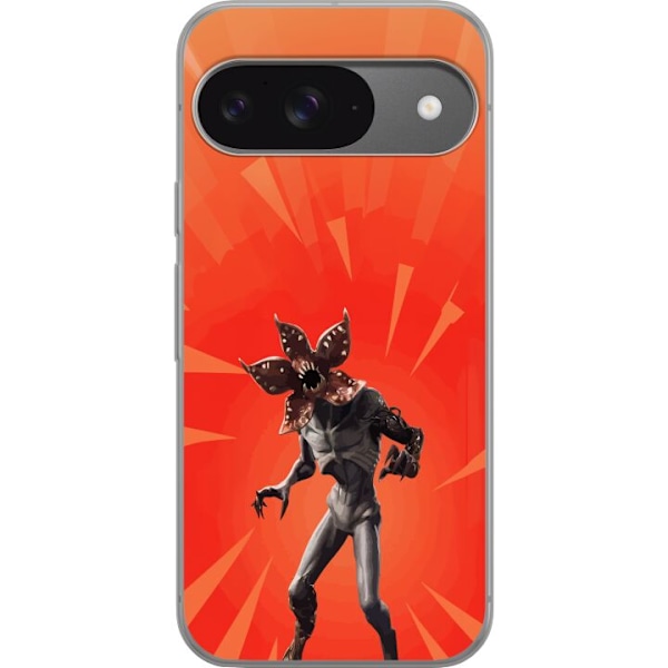 Google Pixel 9 Gennemsigtig cover Fortnite - Demogorgon