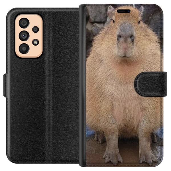 Kompatibelt Plånboksfodral till Samsung Galaxy A53 5G Capybara