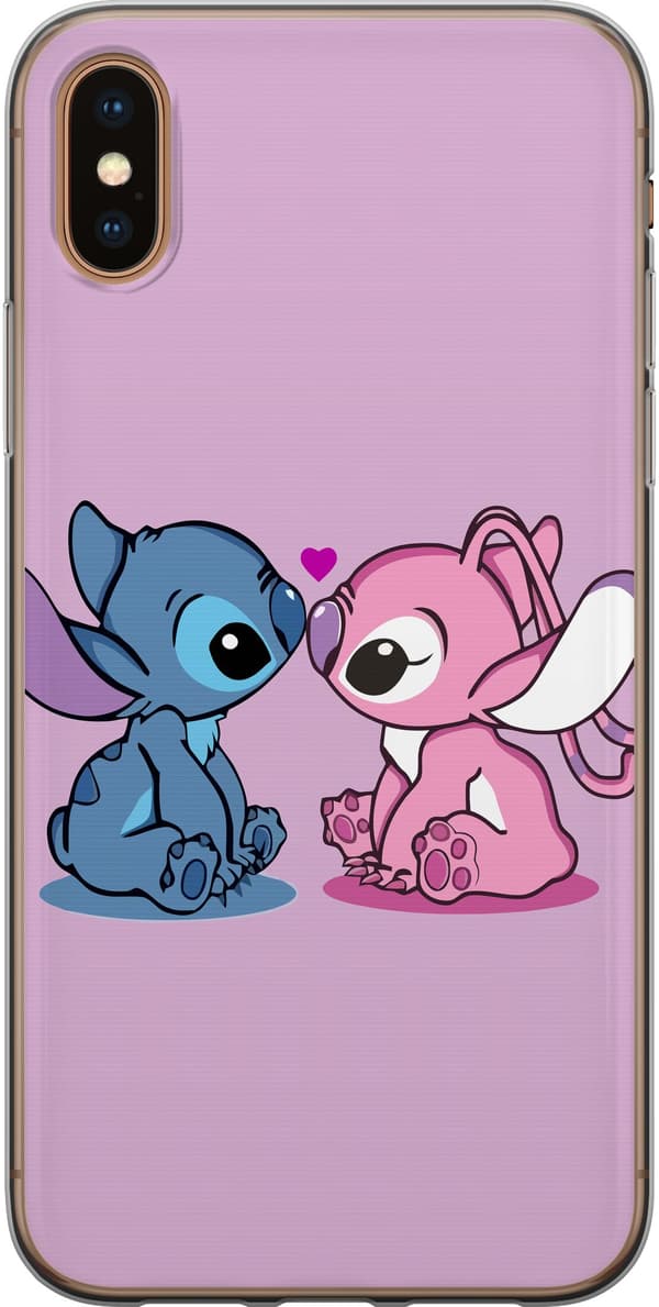 Kompatibelt Mobilskal till Apple iPhone XS Max lilo & stitch 2025