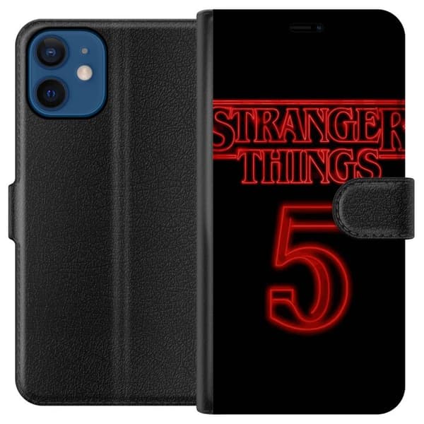 Kompatibel Tegnebogsetui til Apple iPhone 12 Fremmede Ting 5