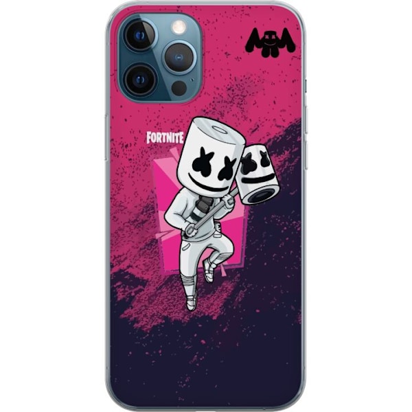 Apple iPhone 12 Pro Gjennomsiktig deksel Marshmello Fortnite S