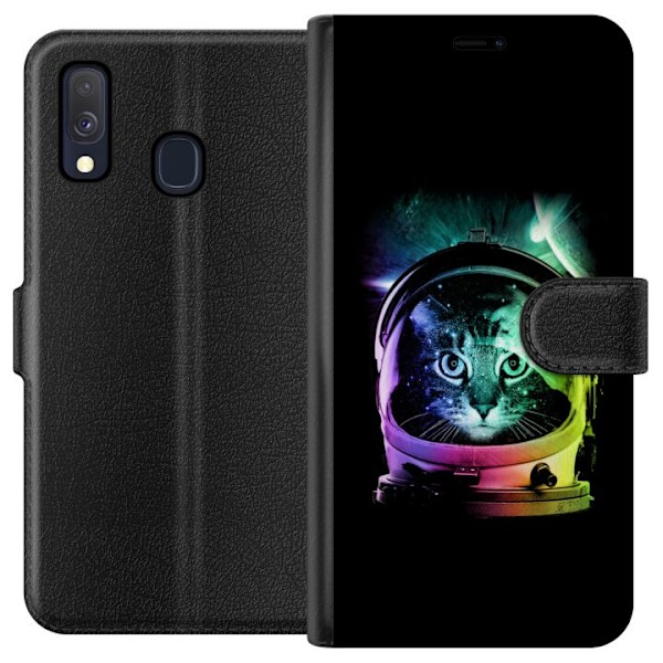 Samsung Galaxy A40 Tegnebogsetui Rum Kat