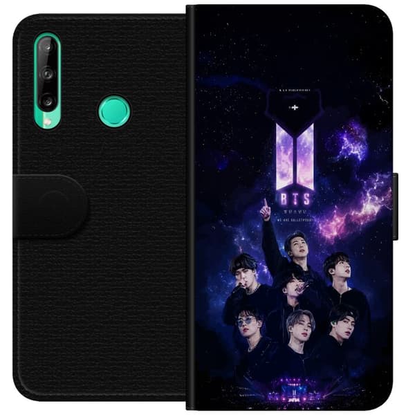 Kompatibel Tegnebogsetui til Huawei P40 lite E BTS lilla
