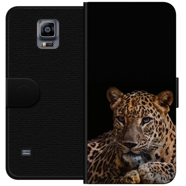 Samsung Galaxy Note 4 Lompakkokotelo Leopard