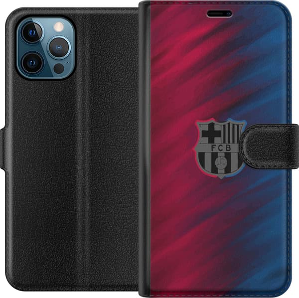 Kompatibel Tegnebogsetui til Apple iPhone 12 Pro Max FC Barcelona