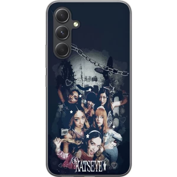 Kompatibelt Mobildeksel til Samsung Galaxy A55 KATSEYE svart
