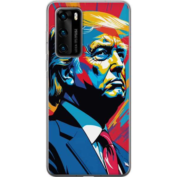 Huawei P40 Genomskinligt Skal Trump