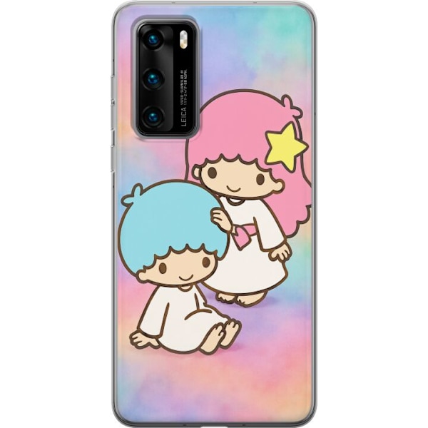 Huawei P40 Läpinäkyvä kuori Kawaii Sanrio Kiki Lola Little