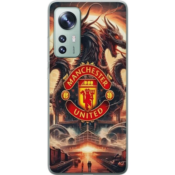 Xiaomi 12 Gennemsigtig cover Manchester United