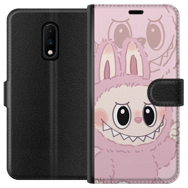 OnePlus 7 Lompakkokotelo Labubu Floral Freak