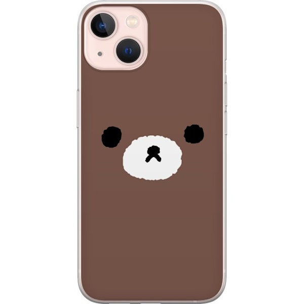 Apple iPhone 13 Läpinäkyvä kuori Ruskea Karhu