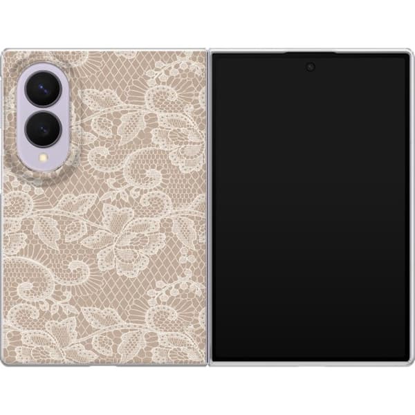 Kompatibelt Mobildeksel til Samsung Galaxy Z Fold8 Beige blondemønster beige