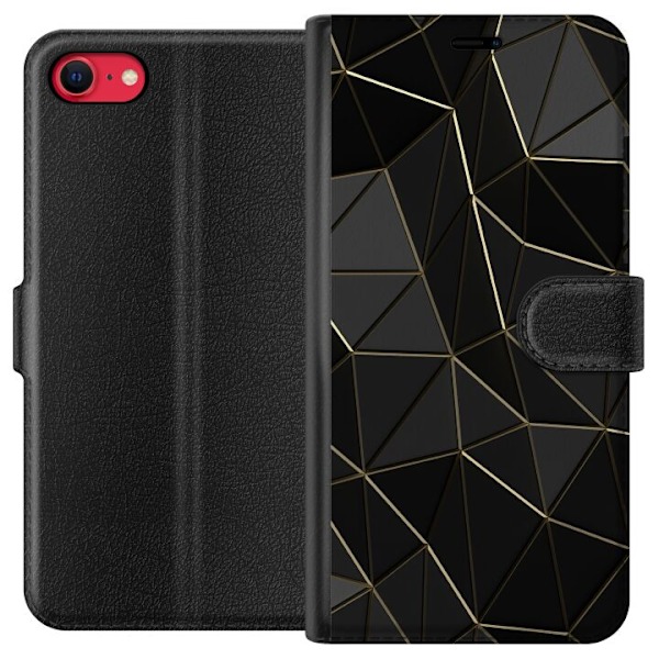 Apple iPhone 8 Lommeboketui midnatt