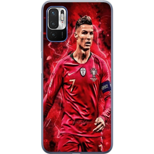 Xiaomi Redmi Note 10 5G Genomskinligt Skal Ronaldo Skills – CR7 Design för Äkta Supporters