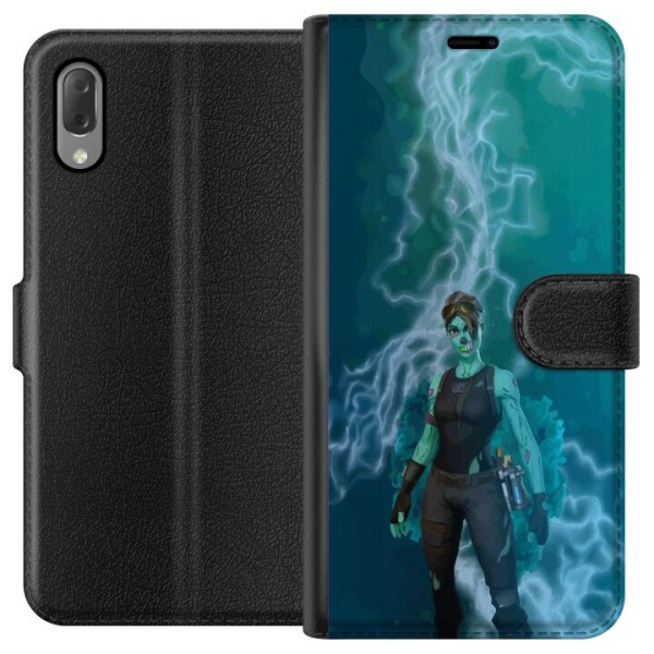 Sony Xperia L3 Plånboksfodral Fortnite - Ghoul Trooper