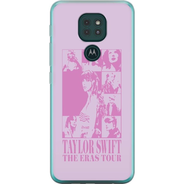Motorola Moto G9 Play Genomskinligt Skal Taylor Swift - Pink
