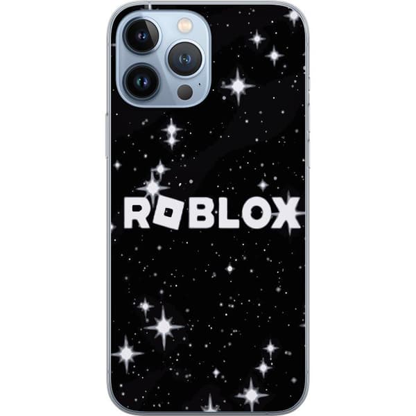 Kompatibelt Mobildeksel til Apple iPhone 13 Pro Max Roblox-logo i verdensrommet med stjerner