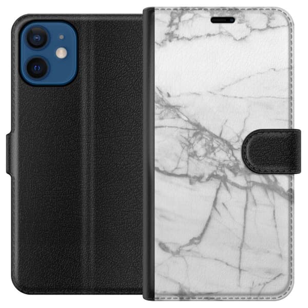Kompatibelt Plånboksfodral till Apple iPhone 12 mini Marmor