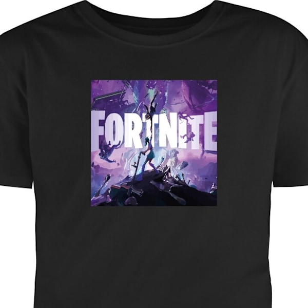 T-skjorte for Voksen | Klassisk Voksen-T-skjorte Fortnite svart XL