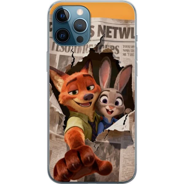 Kompatibelt Mobildeksel til Apple iPhone 12 Pro Max Zootopia Disney-film eventyr dyr by