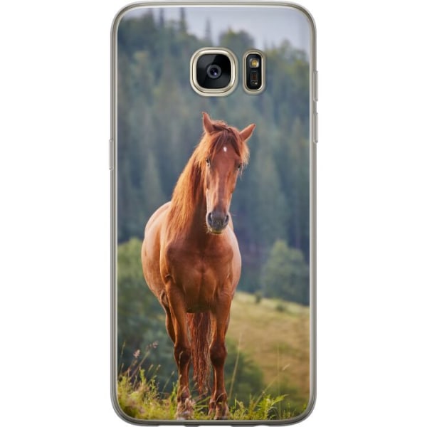 Samsung Galaxy S7 edge Skal / Mobilskal - Hästar